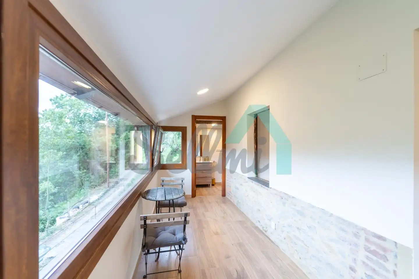 Balcony of Houses for rent in Mieres (Asturias)  with Heating, Private garden and Parquet flooring