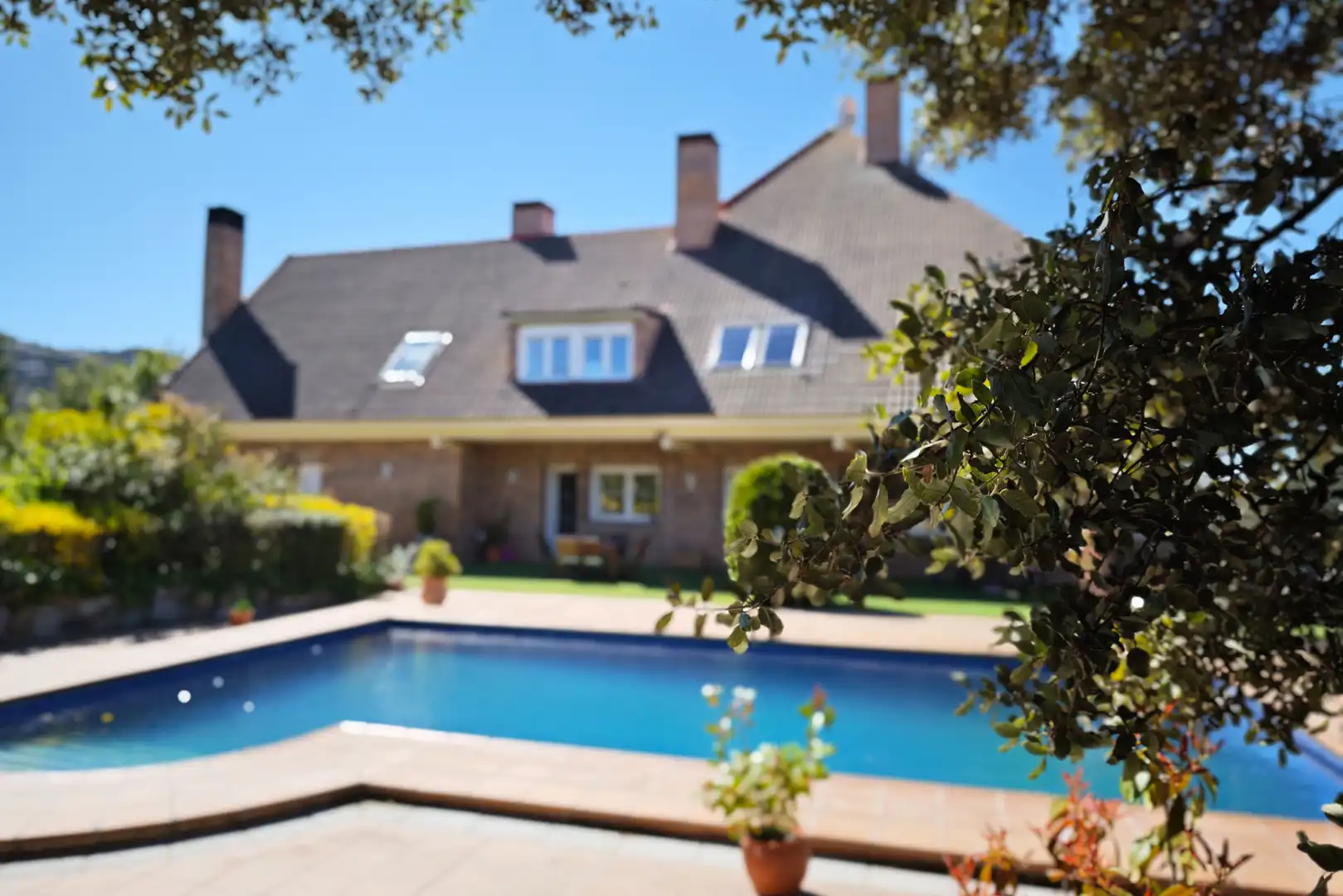 Swimming pool of Houses for sale in Collado Villalba  with Air Conditioner, Heating and Private garden
