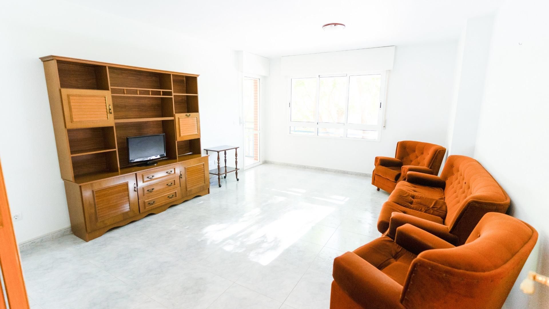 Living room of Flat for sale in  Murcia Capital  with Storage room and Balcony