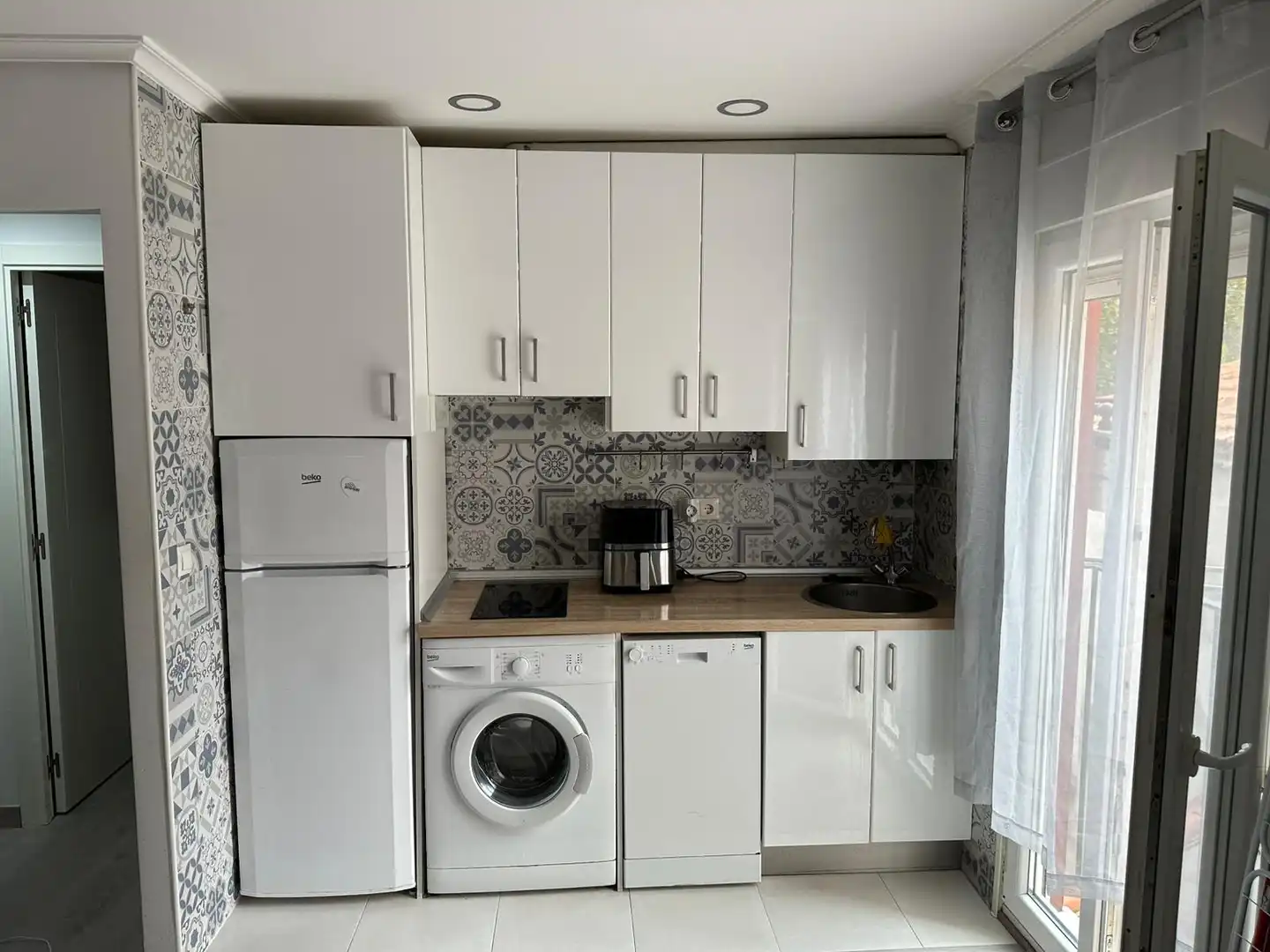 Cocina de Piso de alquiler en Santander con Calefacción, Amueblado y Horno
