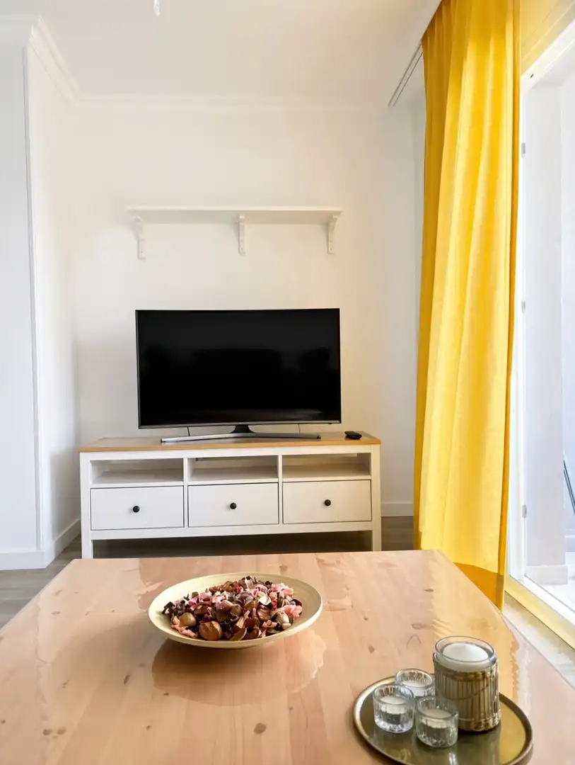 Sala d'estar de Apartament en venda en Marbella amb Aire condicionat, Terrassa i Piscina