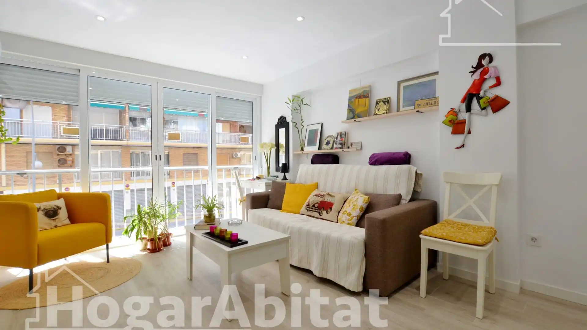 Sala de estar de Piso en venta en Cullera con Aire acondicionado