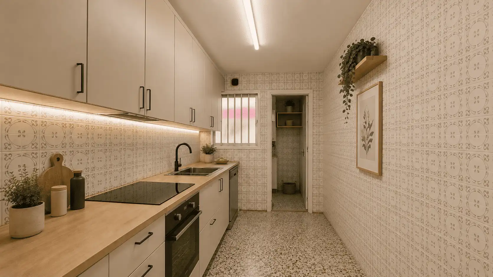 Küche von Wohnung zum Verkauf in Granollers mit Terrasse