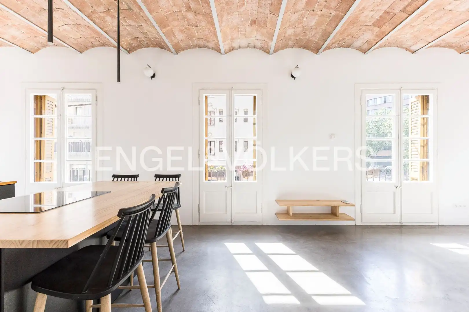 Dining room of Flat for sale in Barcelona  with Air Conditioner, Heating and Balcony