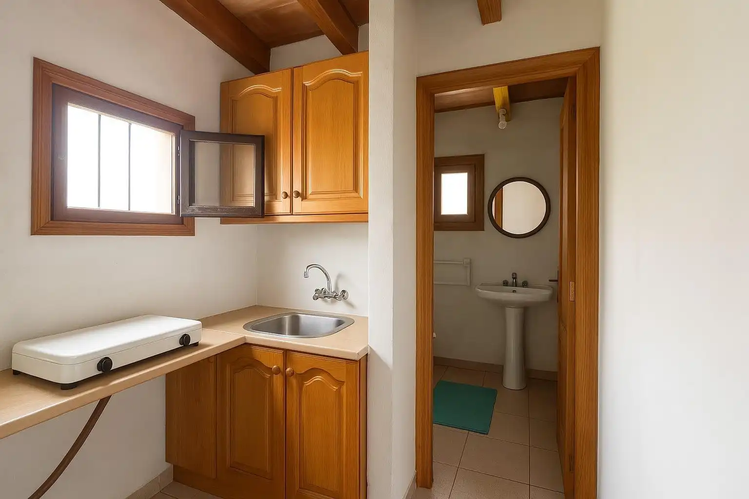 Baño de Finca rústica en venta en Santa Eugènia con Jardín privado