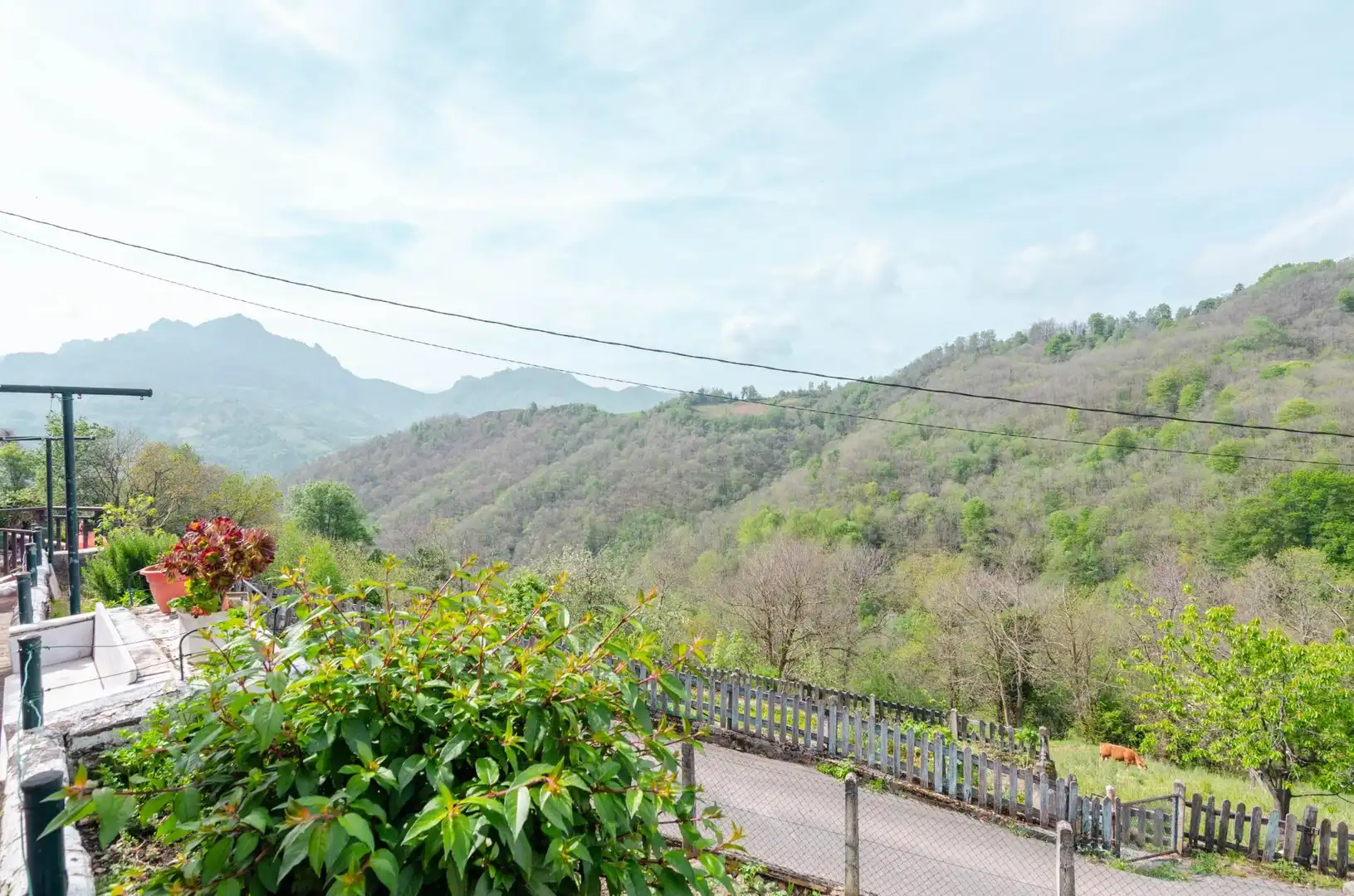 Terraza de Casa adosada en venta en Laviana con Jardín privado y Amueblado