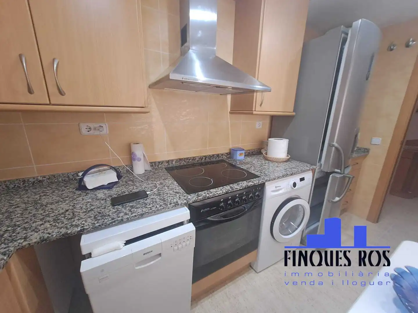 Kitchen of Flat for rent in Benicarló  with Air Conditioner, Terrace and Furnished
