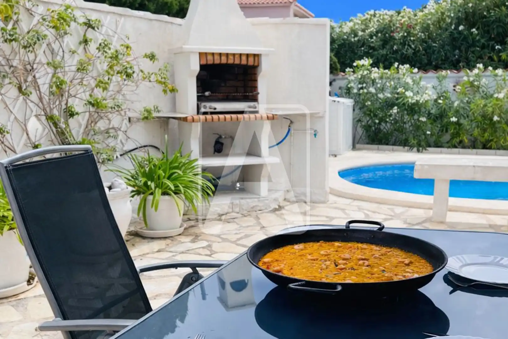 Jardín de Casa o chalet en venta en Calpe / Calp con Aire acondicionado, Jardín privado y Terraza