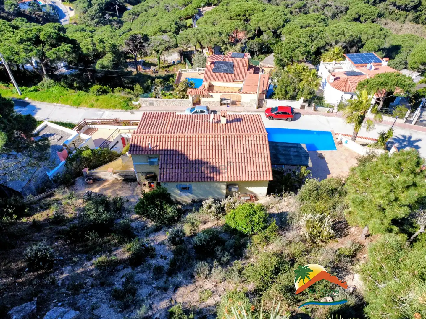 Vista exterior de Casa o xalet en venda en Lloret de Mar amb Aire condicionat, Calefacció i Jardí privat