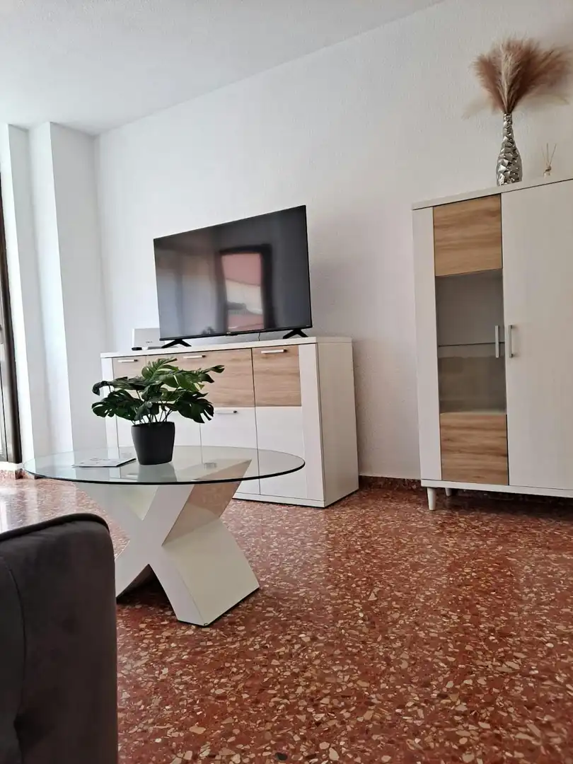 Sala d'estar de Pis de lloguer en Valencia amb Aire condicionat, Calefacció i Moblat