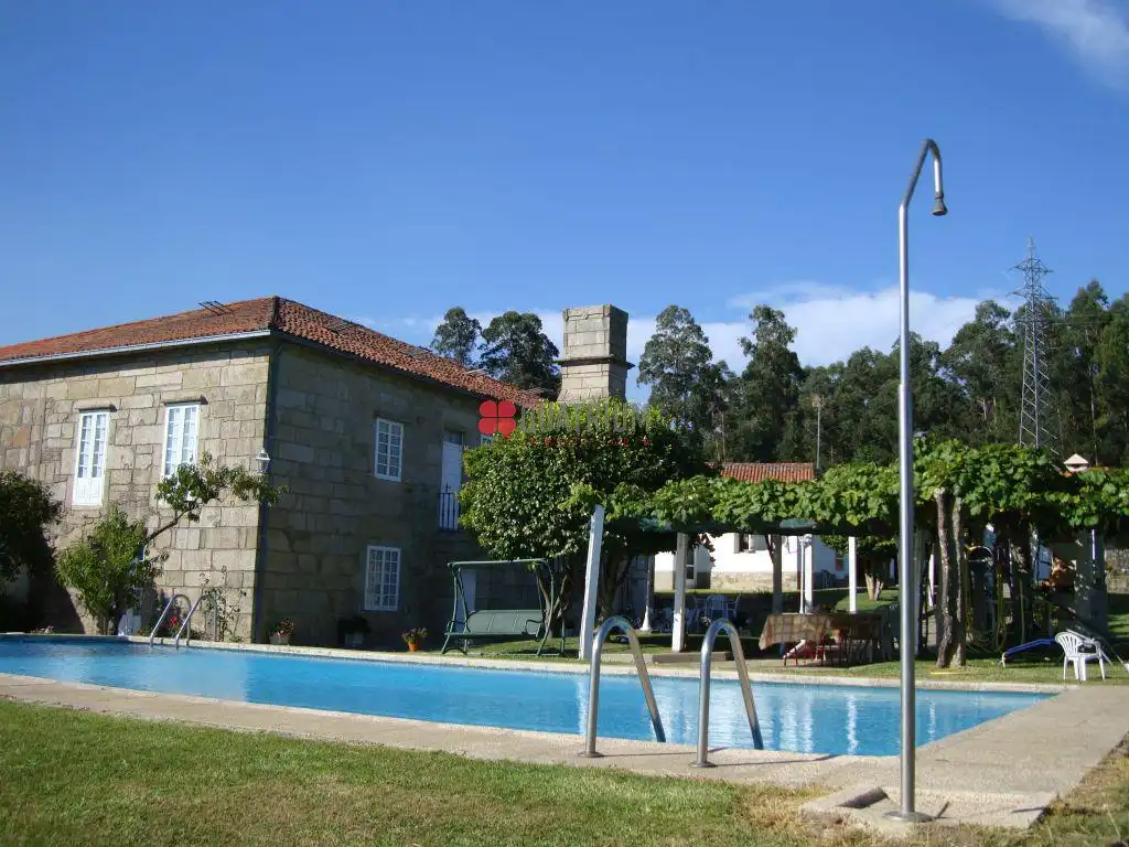 Piscina de Casa o xalet en venda en Padrón amb Jardí privat