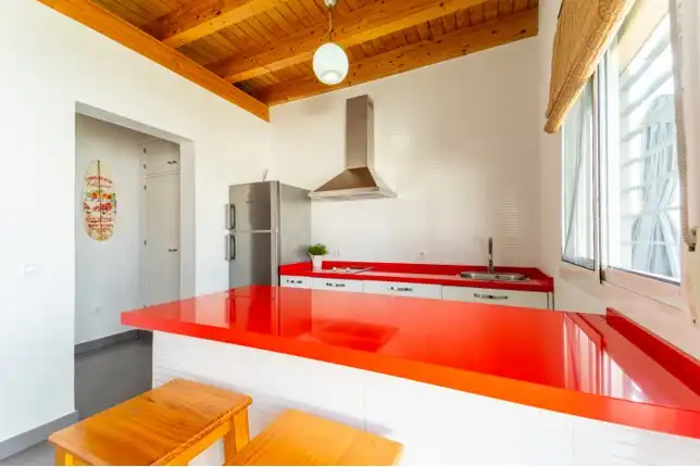 Kitchen of Houses for rent in Barbate  with Air Conditioner, Heating and Private garden