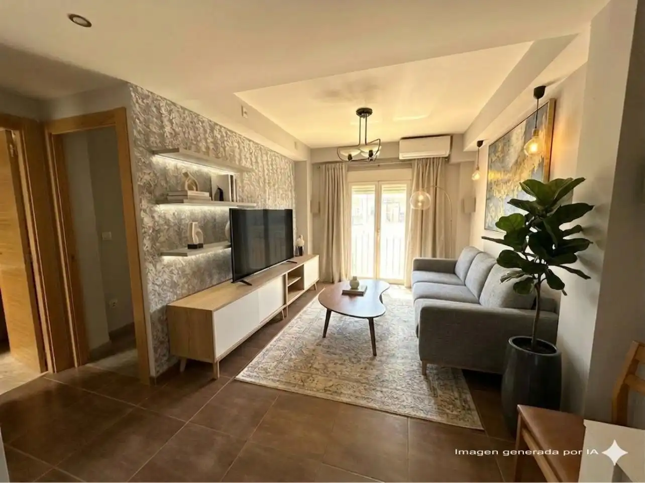 Sala de estar de Piso en venta en Zaragoza con Calefacción