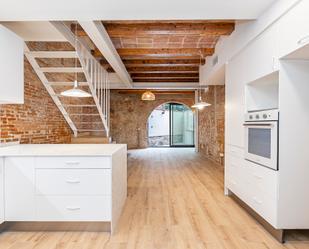 Kitchen of Single-family semi-detached to rent in  Barcelona Capital  with Air Conditioner, Heating and Private garden