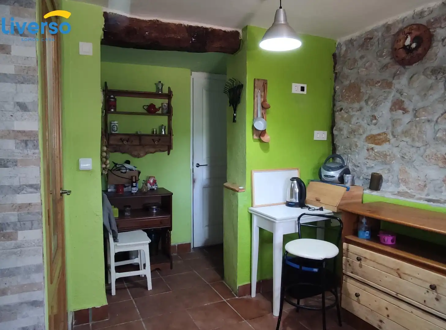 Cocina de Casa o chalet en venta en Arlanzón con Trastero y Amueblado