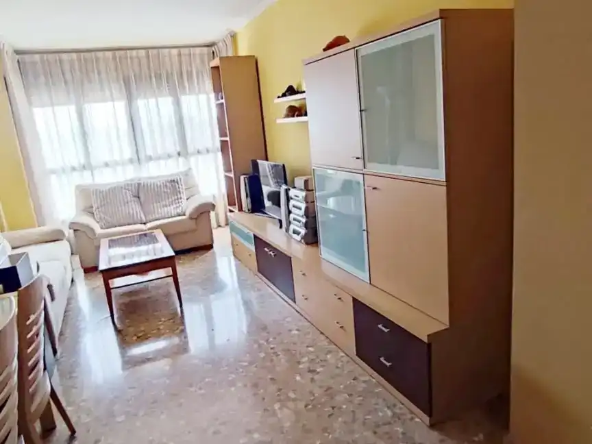 Wohnzimmer von Wohnung zur Miete in  Valencia Capital mit Klimaanlage
