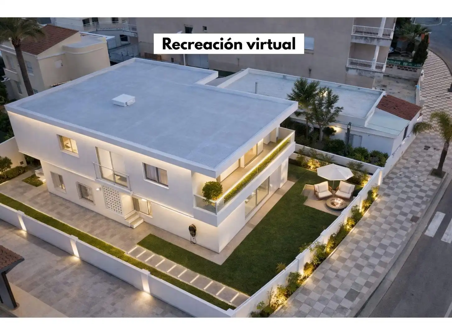 Exterior view of Houses for sale in Gandia  with Air Conditioner, Terrace and Storage room