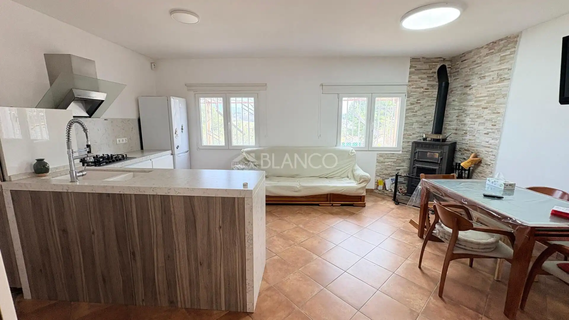 Sala d'estar de Casa o xalet en venda en Piera amb Aire condicionat i Calefacció