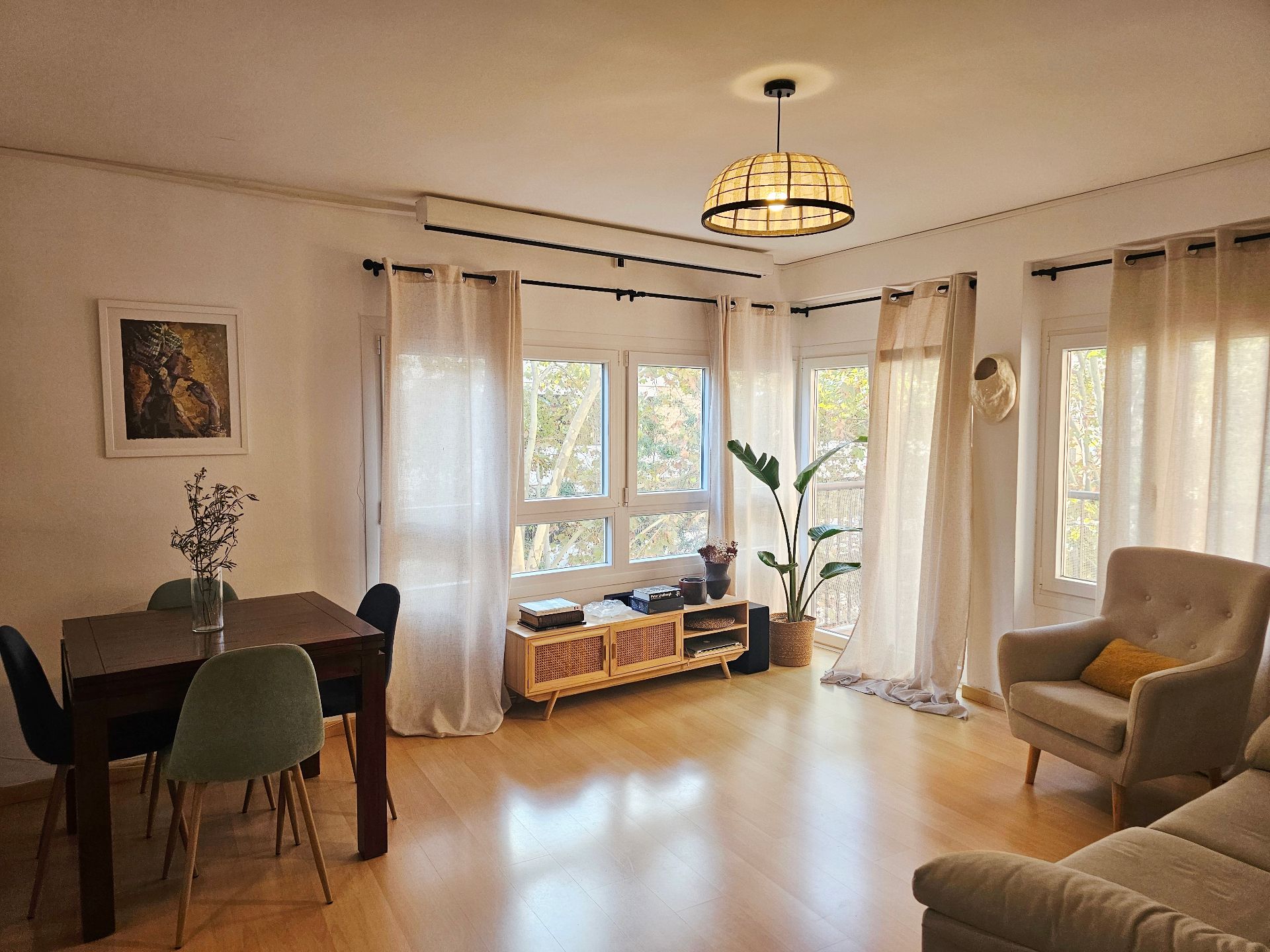 Sala d'estar de Pis en venda en  Palma de Mallorca amb Aire condicionat, Moblat i Forn