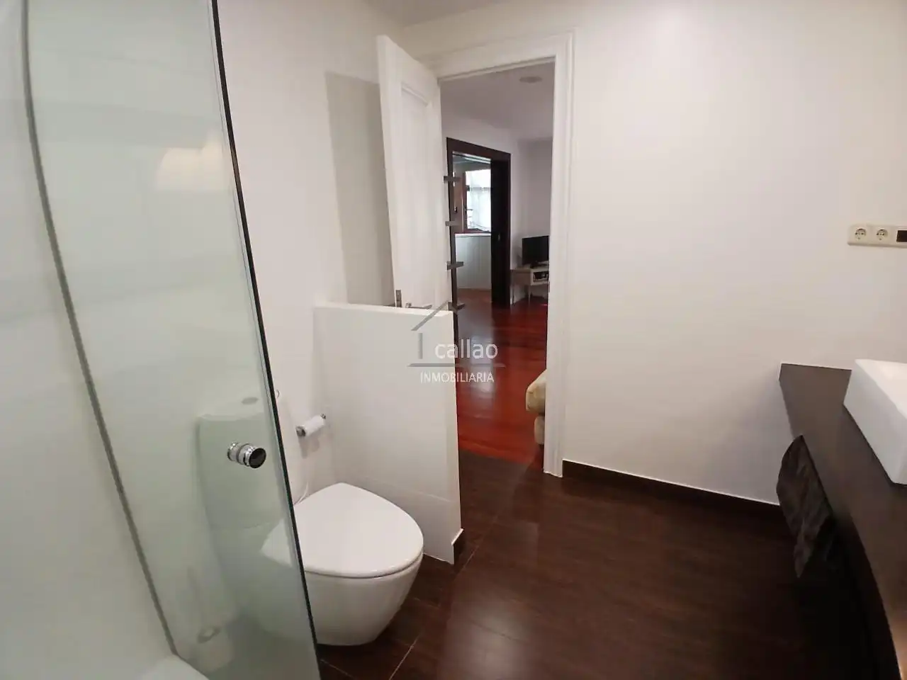 Bathroom of Flat for rent in Ferrol  with Heating, Storage room and Furnished