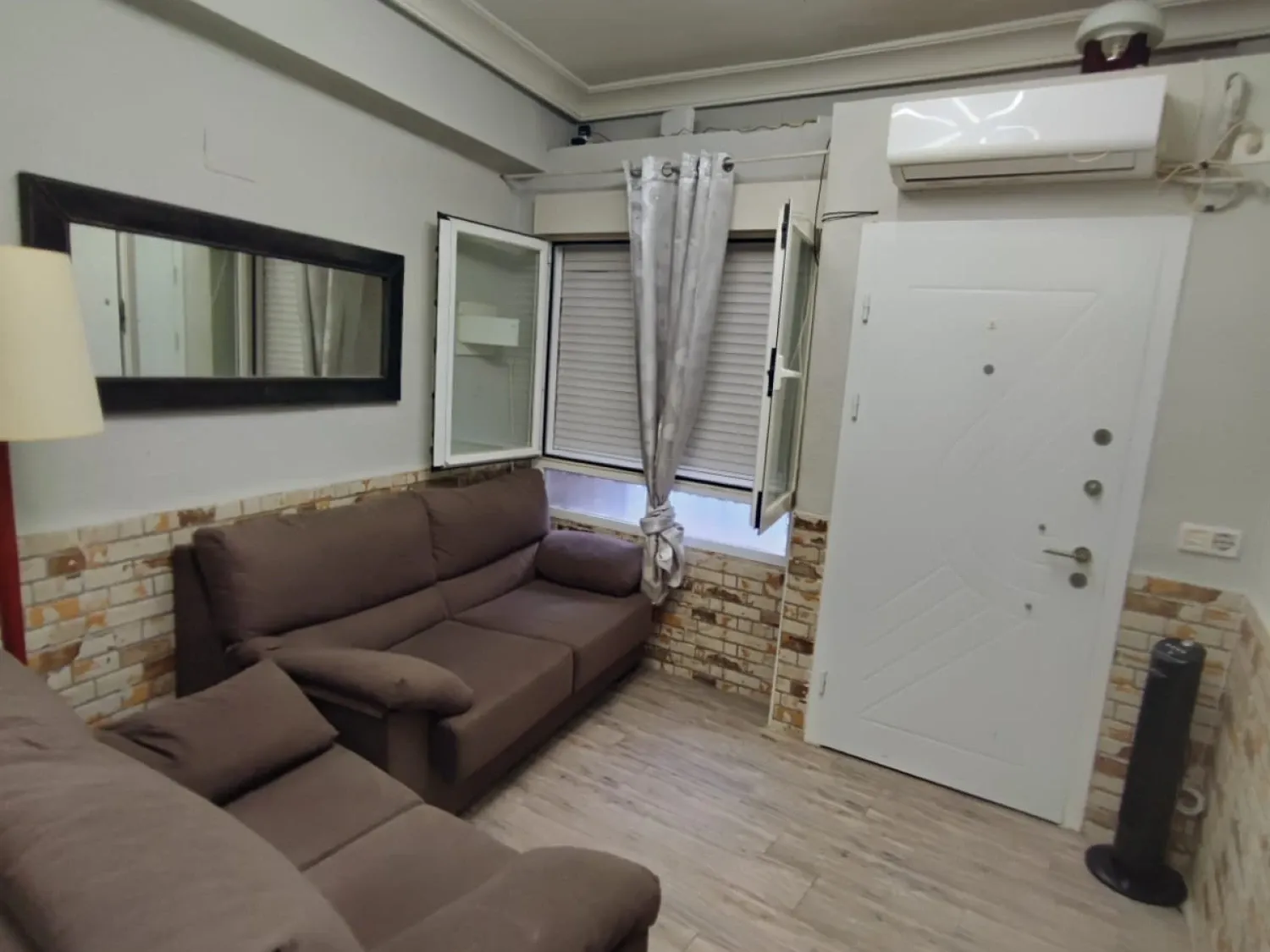 Sala d'estar de Estudi de lloguer en  Murcia Capital amb Moblat