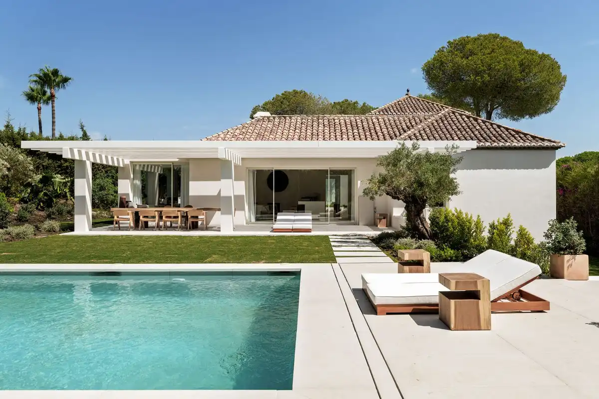 Terrassa de Casa o xalet en venda en Estepona amb Aire condicionat, Jardí privat i Terrassa