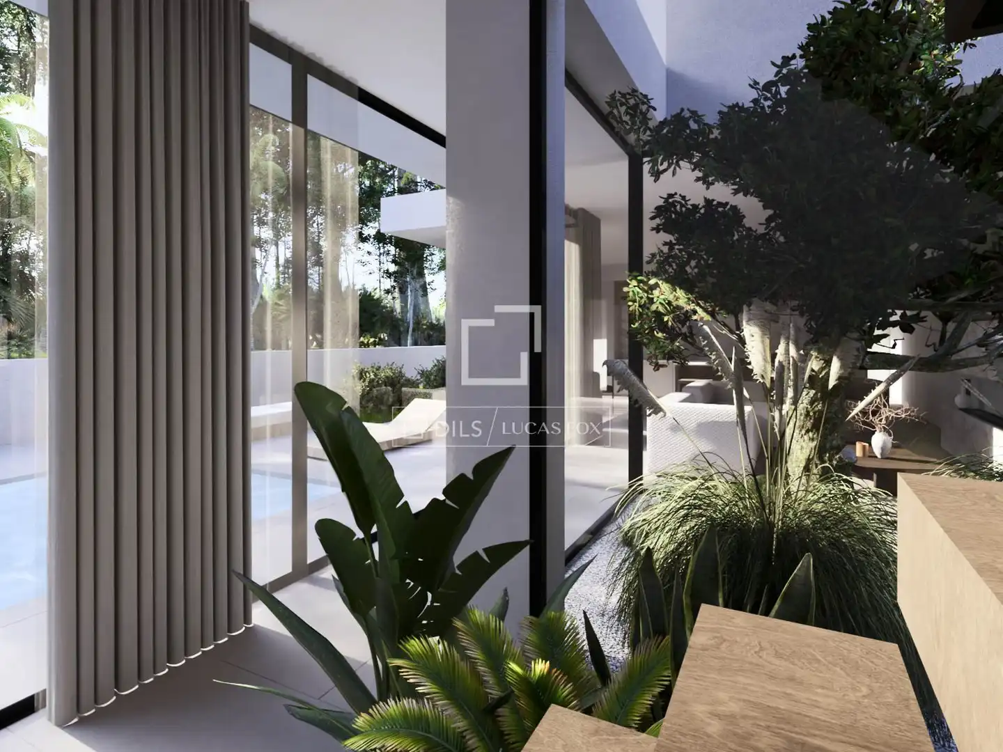 Terraza de Casa o chalet en venta en Majadahonda con Aire acondicionado, Jardín privado y Piscina