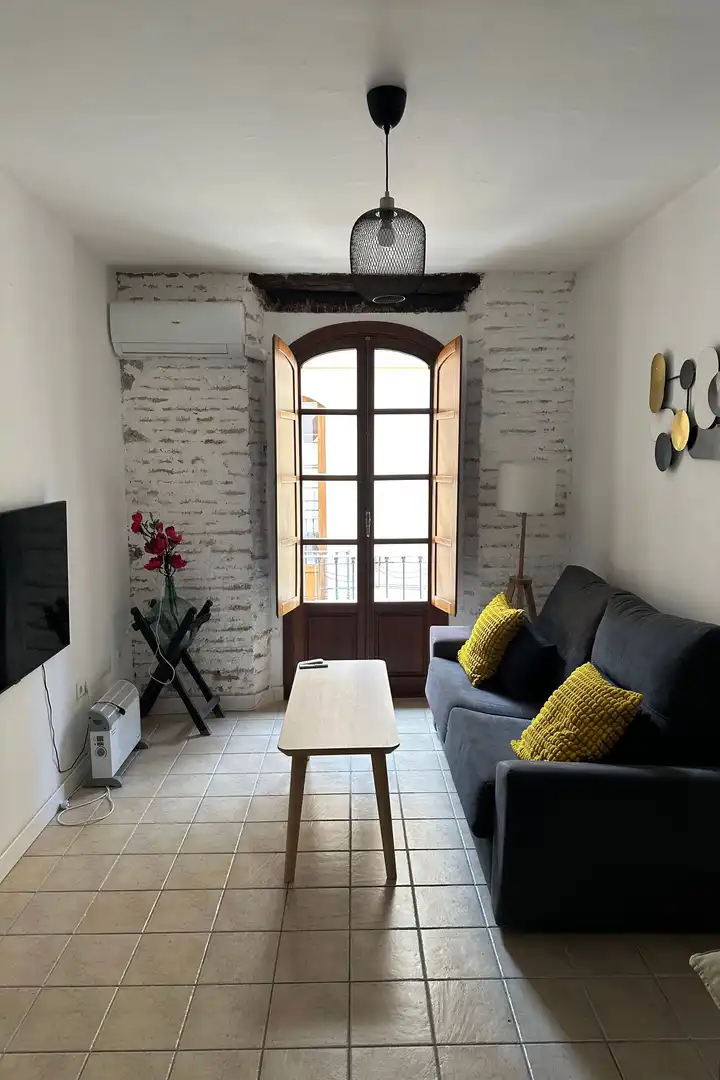 Sala d'estar de Apartament en venda en Málaga amb Terrassa i Balcó