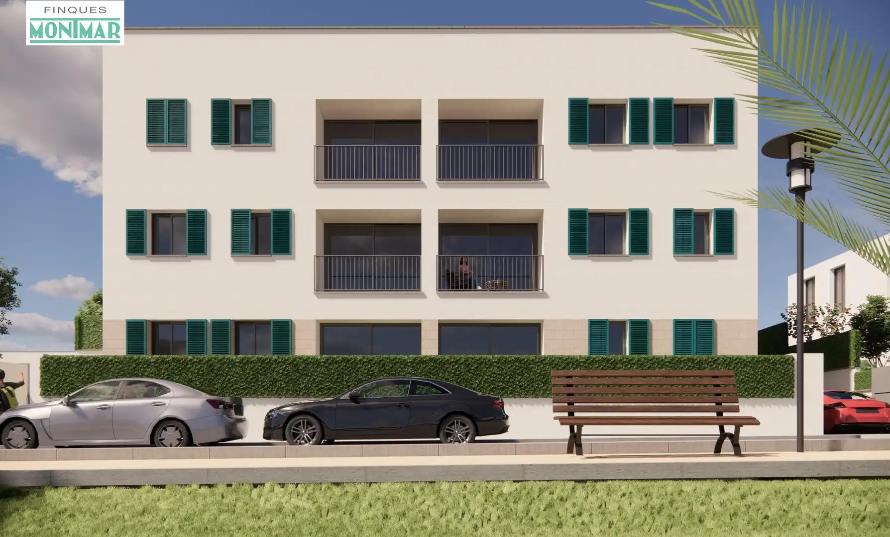 Exterior view of Flat for sale in Sant Pere de Ribes  with Air Conditioner, Heating and Private garden