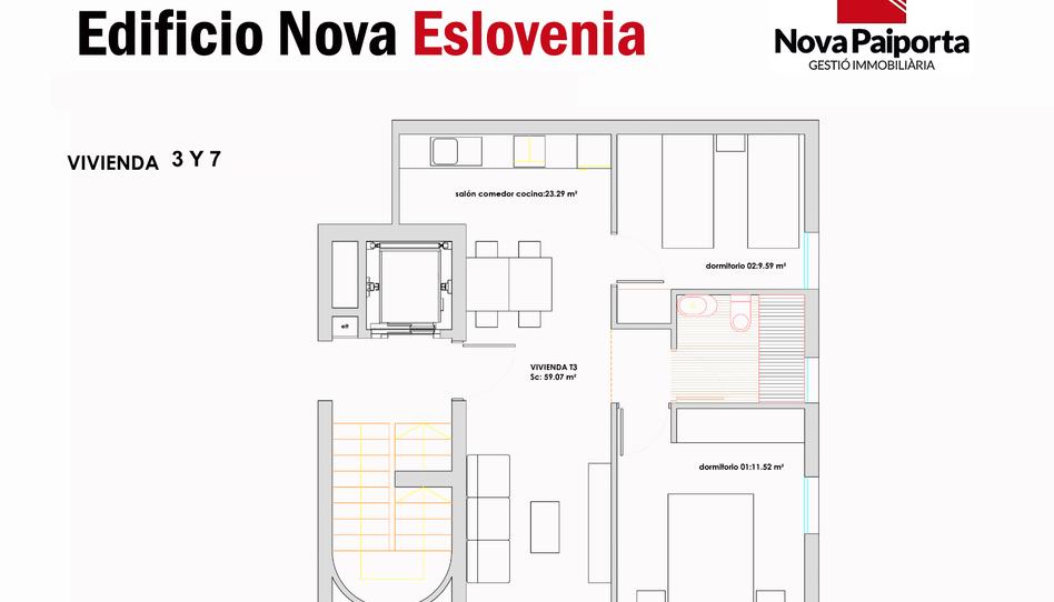 Photo 1 from new construction home in Flat for sale in Carrer Eslovènia, 17, Metro - Auditorio, Valencia