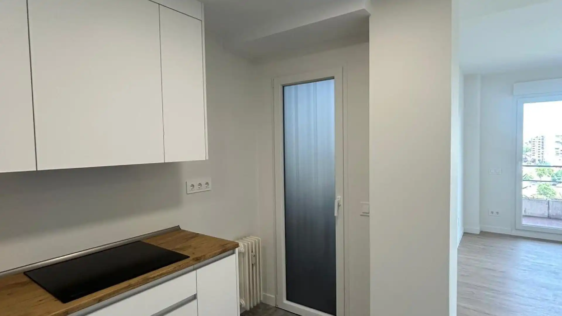 Cocina de Piso de alquiler en Madrid con Calefacción, Jardín privado y Terraza