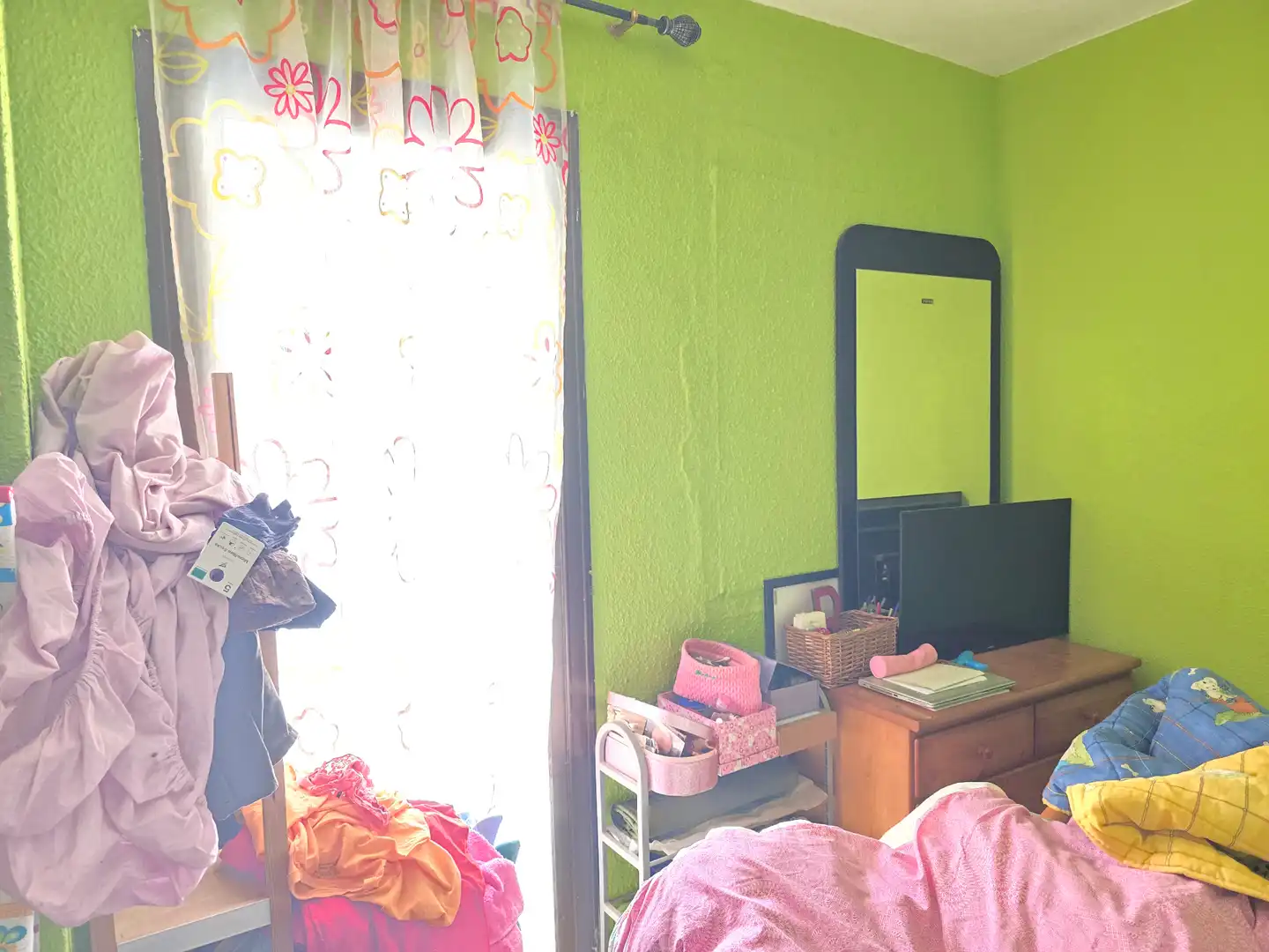 Schlafzimmer von Wohnung zum Verkauf in Zaragoza mit Heizung, Möbliert und Balkon