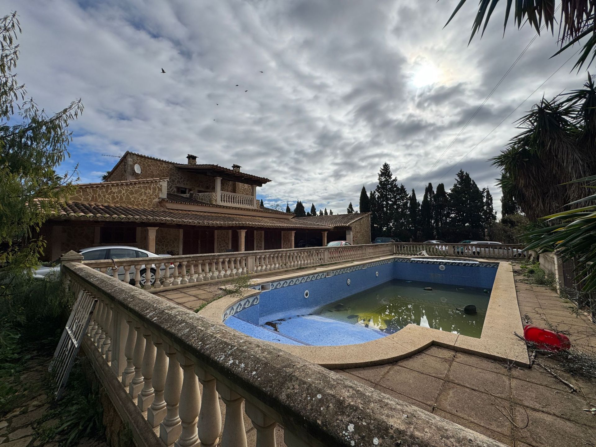 Piscina de Casa o xalet en venda en Santa María del Camí amb Piscina