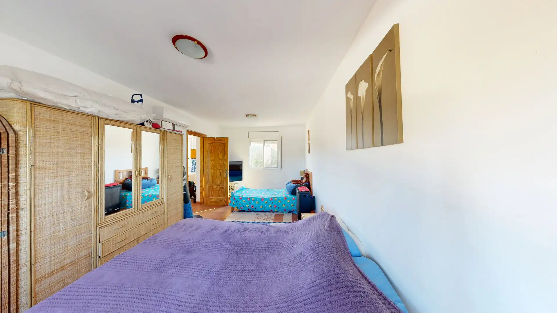 Habitación de Casa adosada en venta en L'Ametlla de Mar  con Aire acondicionado, Jardín privado y Terraza