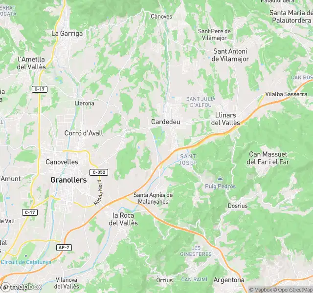 Vista exterior de Pis en venda en Cardedeu