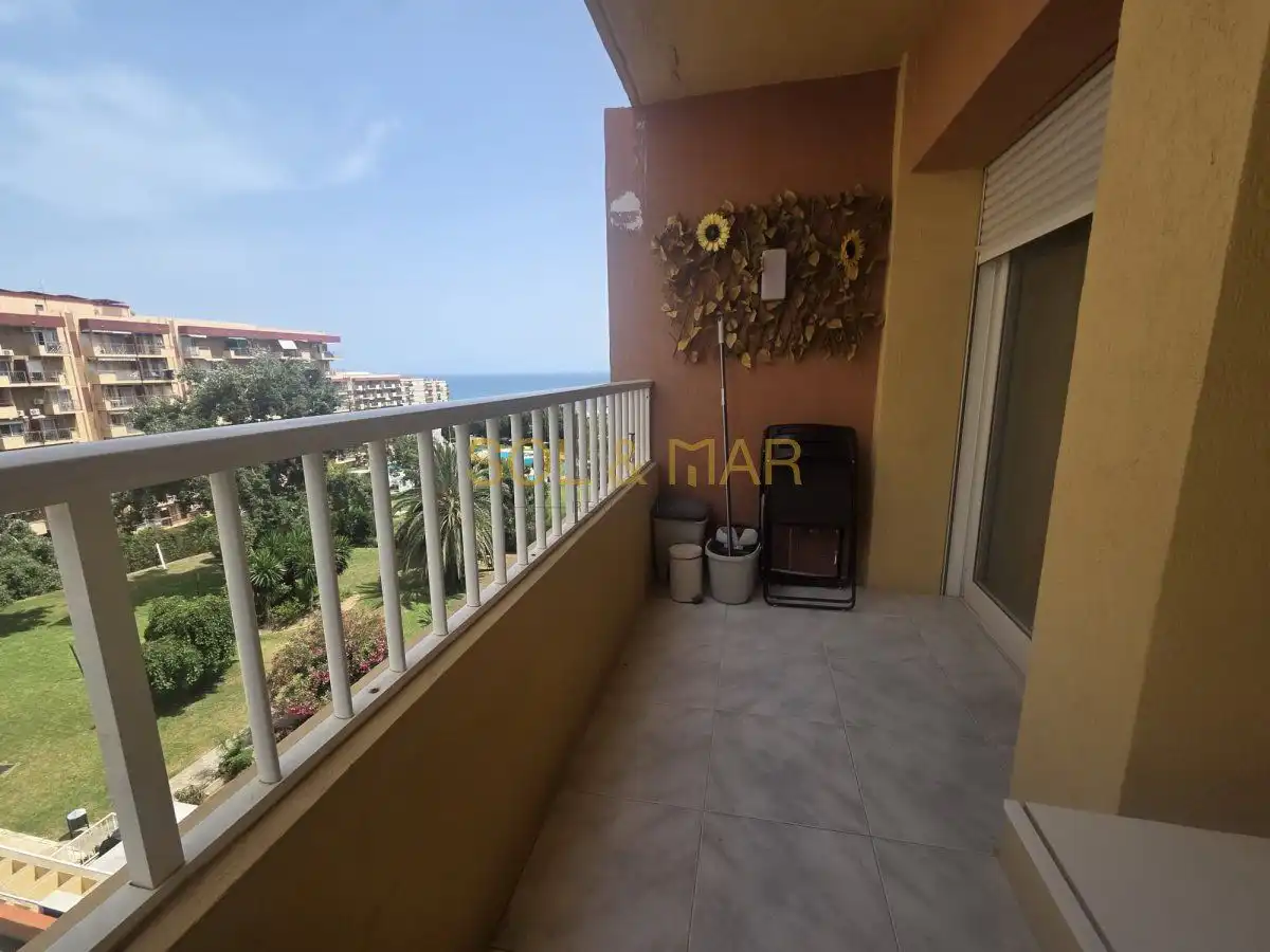 Terrasse von Wohnungen zur Miete in Benalmádena mit Klimaanlage und Terrasse
