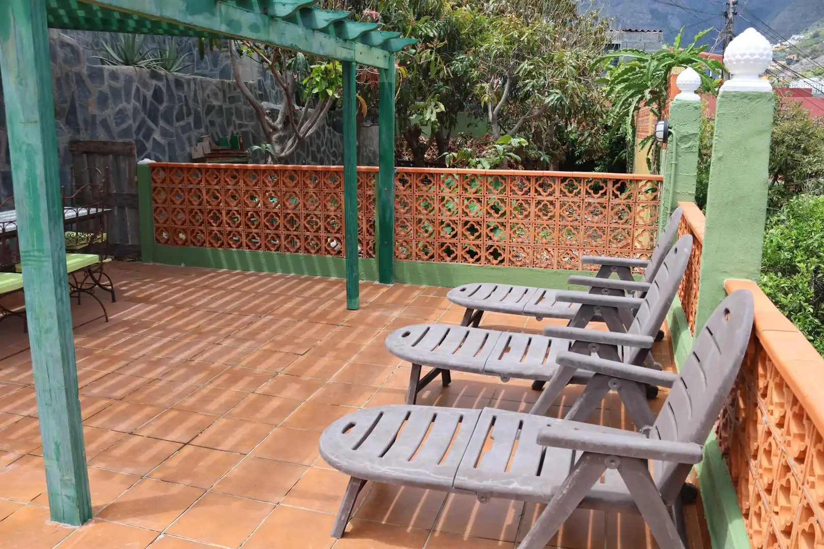 Terraza de Finca rústica en venta en Hermigua con Jardín privado, Terraza y Amueblado