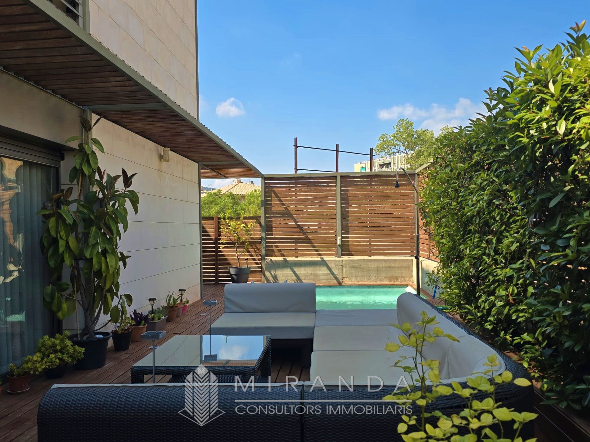 Terrace of House or chalet to rent in La Garriga  with Air Conditioner, Heating and Private garden