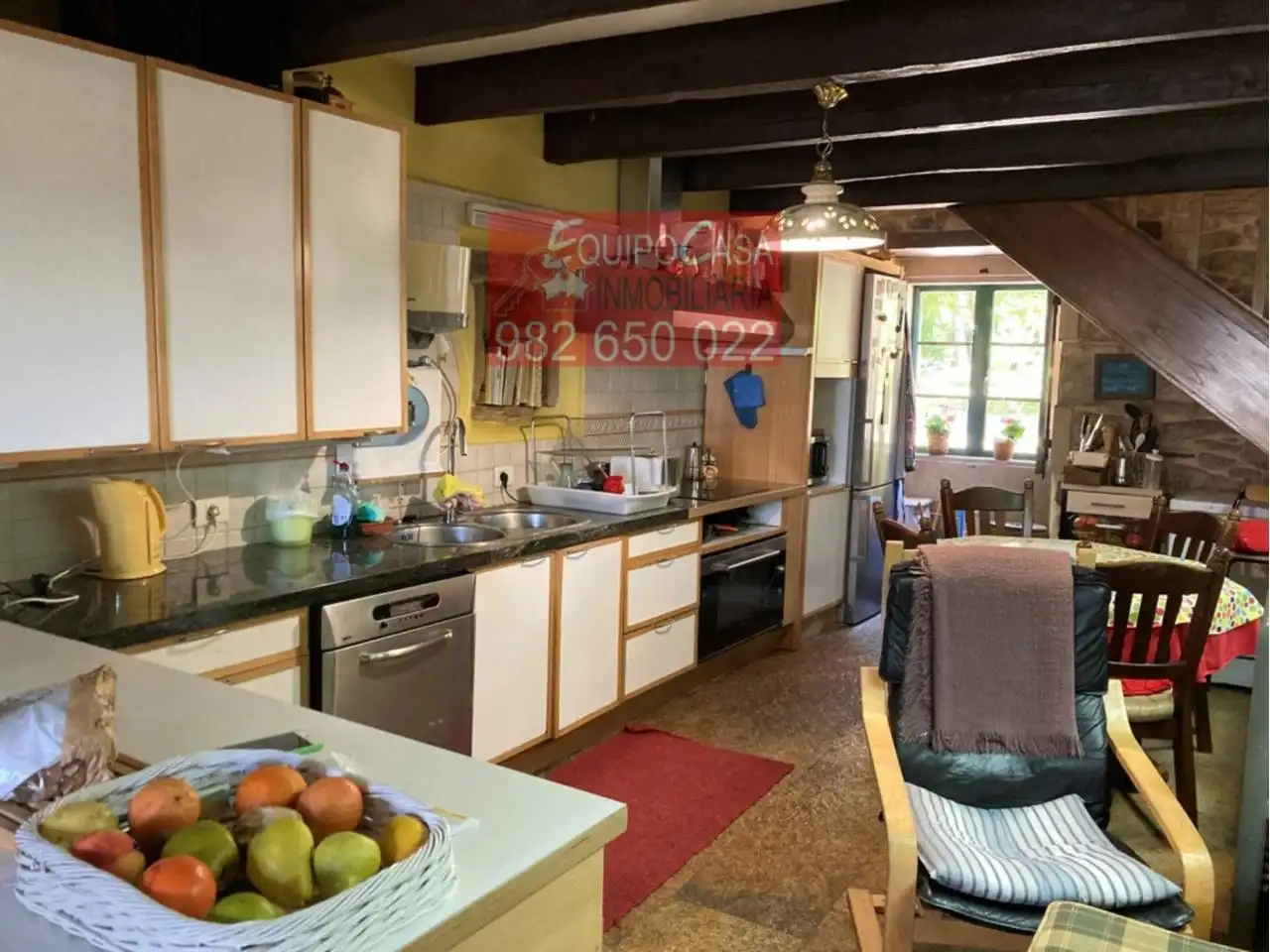 Cocina de Casa o chalet en venta en Lugo con Calefacción, Jardín privado y Terraza