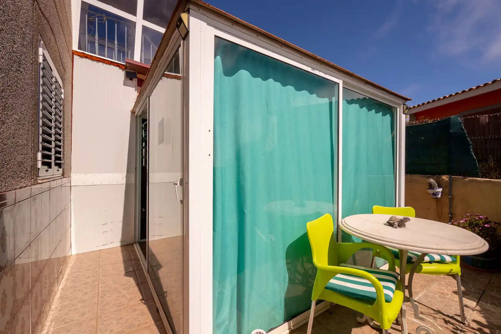 Terrassa de Casa o xalet en venda en Vega de San Mateo amb Calefacció, Jardí privat i Terrassa