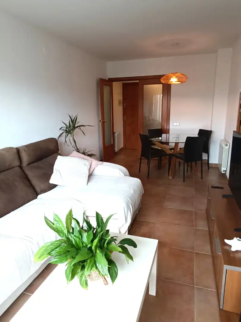 Sala d'estar de Pis de lloguer en Palafrugell amb Calefacció, Moblat i Forn