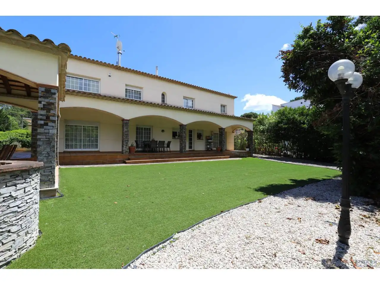 Garden of Houses for sale in Caldes de Malavella  with Heating, Private garden and Terrace