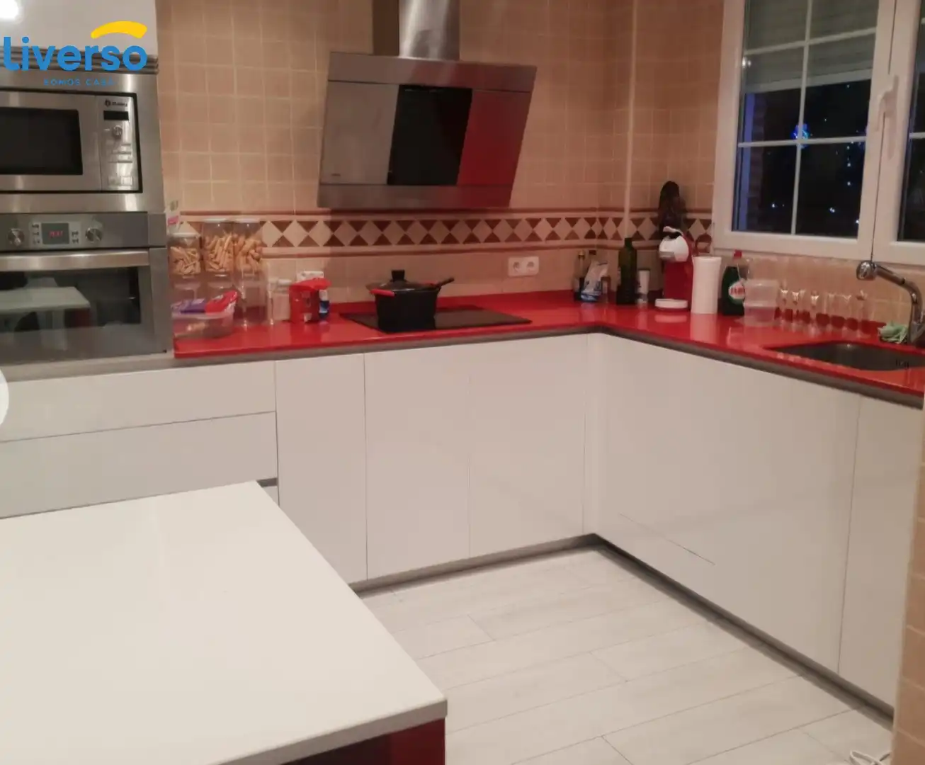 Cocina de Casa o chalet en venta en Castrillo del Val con Calefacción, Parquet y Terraza