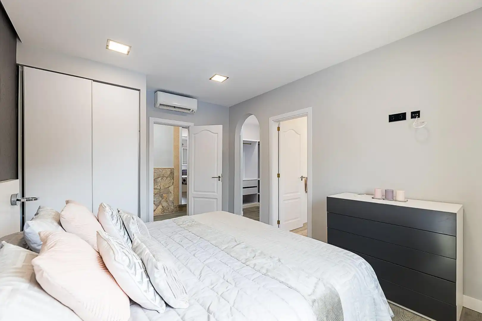 Habitación de Finca rústica de alquiler en Marratxí con Aire acondicionado, Calefacción y Jardín privado