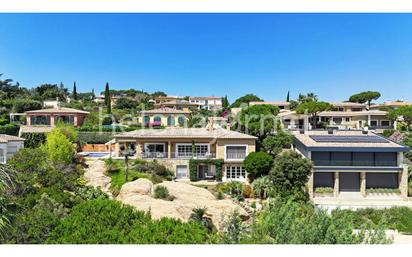 Exterior view of House or chalet for sale in Sant Feliu de Guíxols  with Air Conditioner, Terrace and Swimming Pool