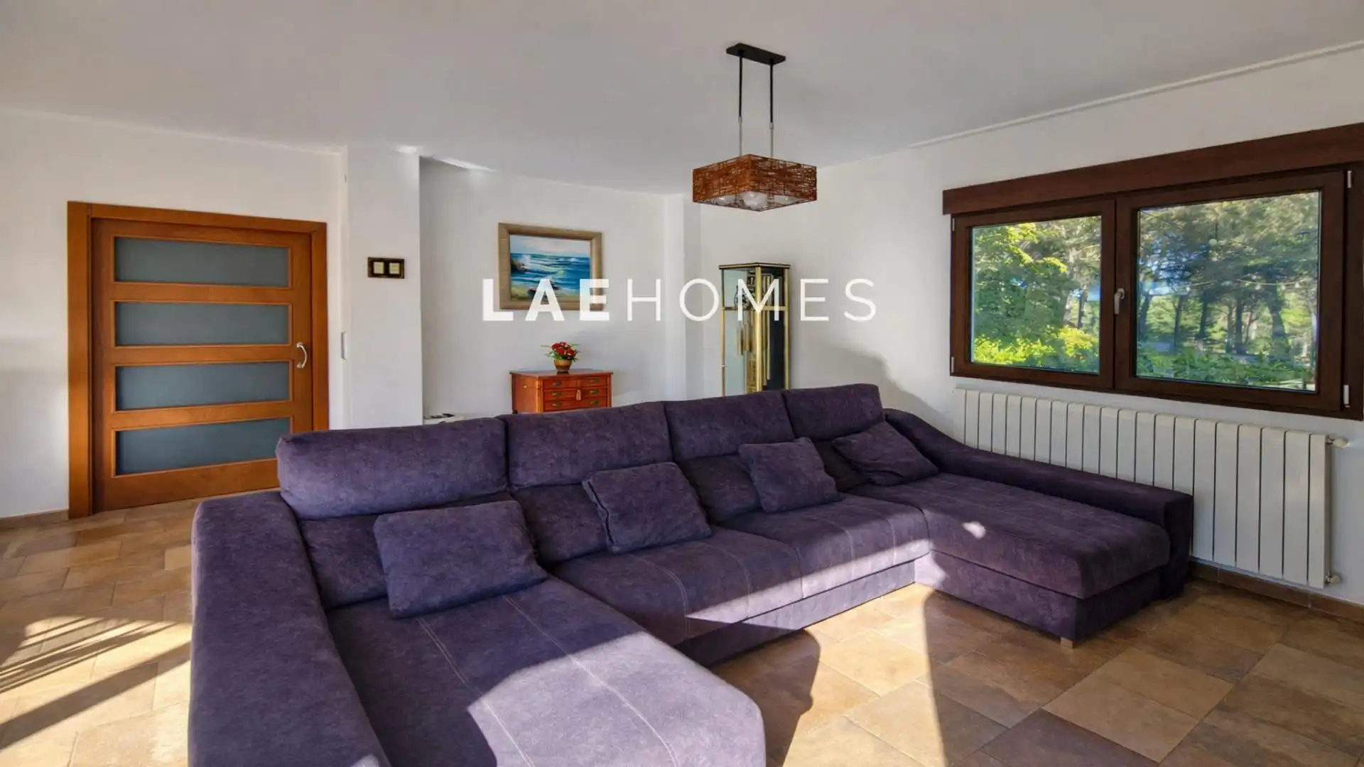 Sala d'estar de Casa o xalet en venda en Alcoy / Alcoi amb Calefacció, Jardí privat i Terrassa