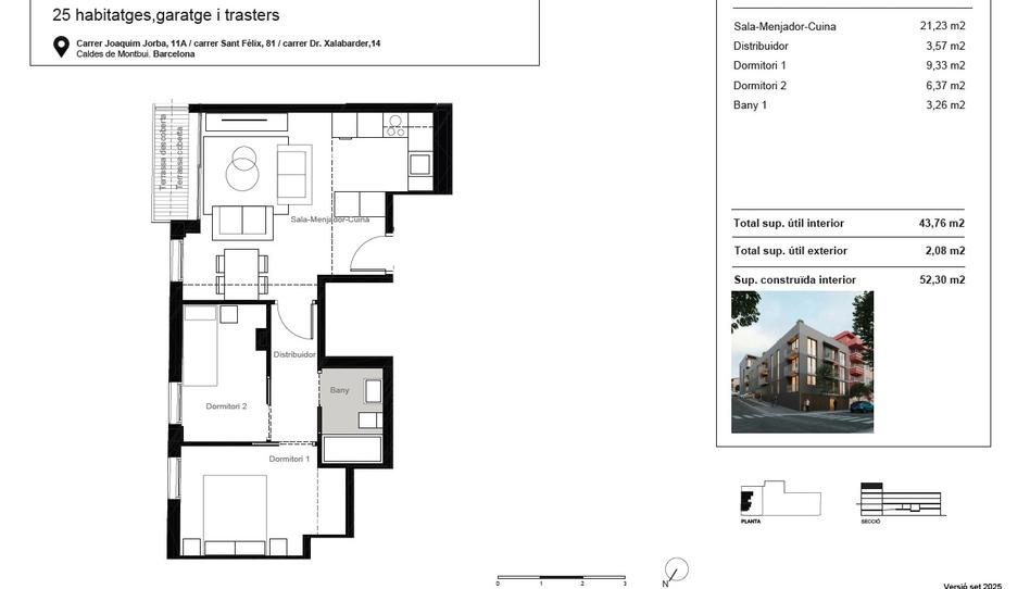 Foto 1 de Pis en venda a Carrer Doctor Xalabarder, 14, Caldes de Montbui, Barcelona