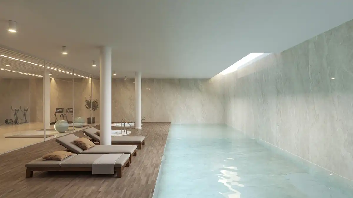 Piscina de Apartament en venda en L'Alfàs del Pi