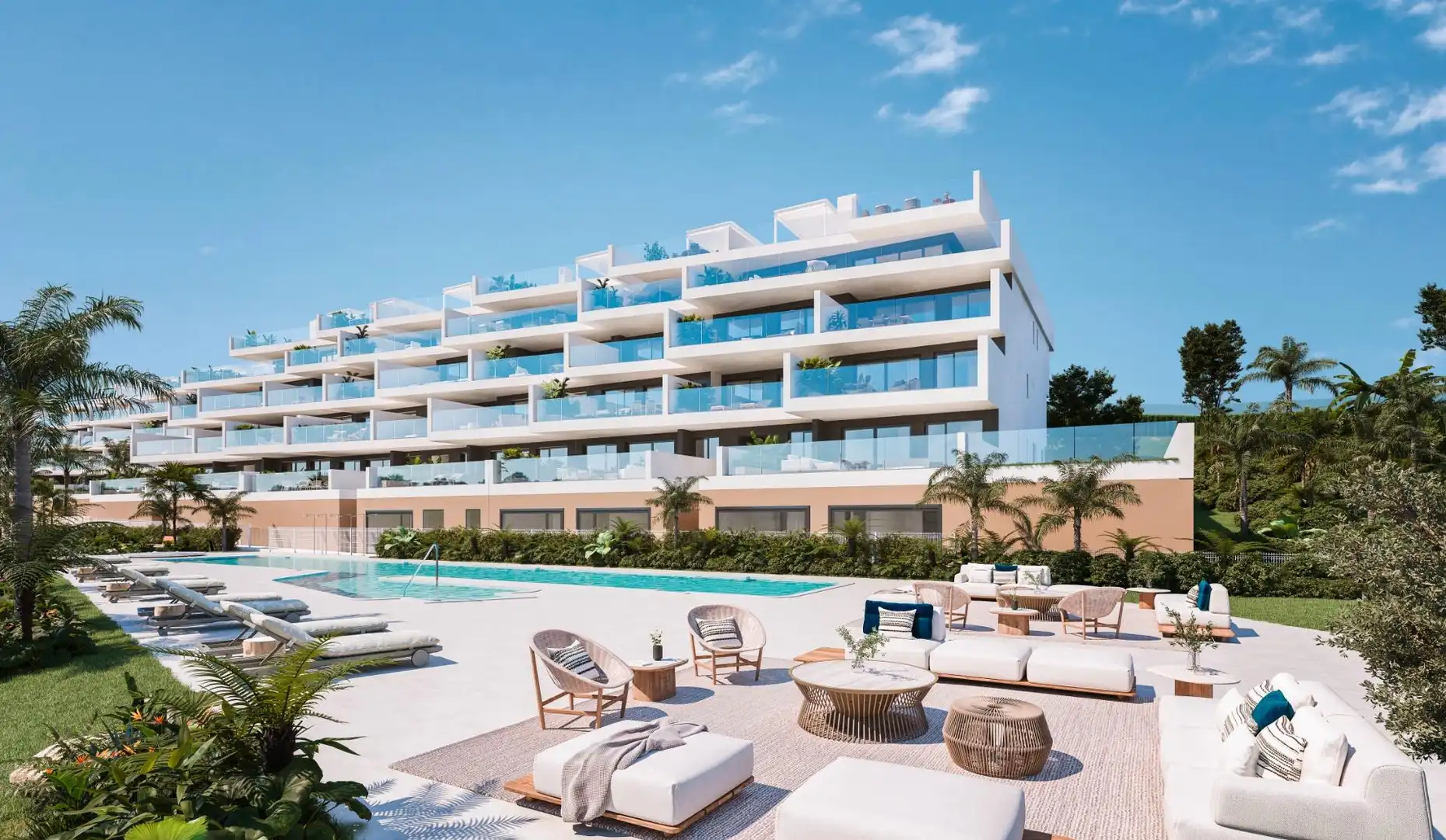 Terraza de Planta baja en venta en Manilva con Aire acondicionado, Terraza y Trastero