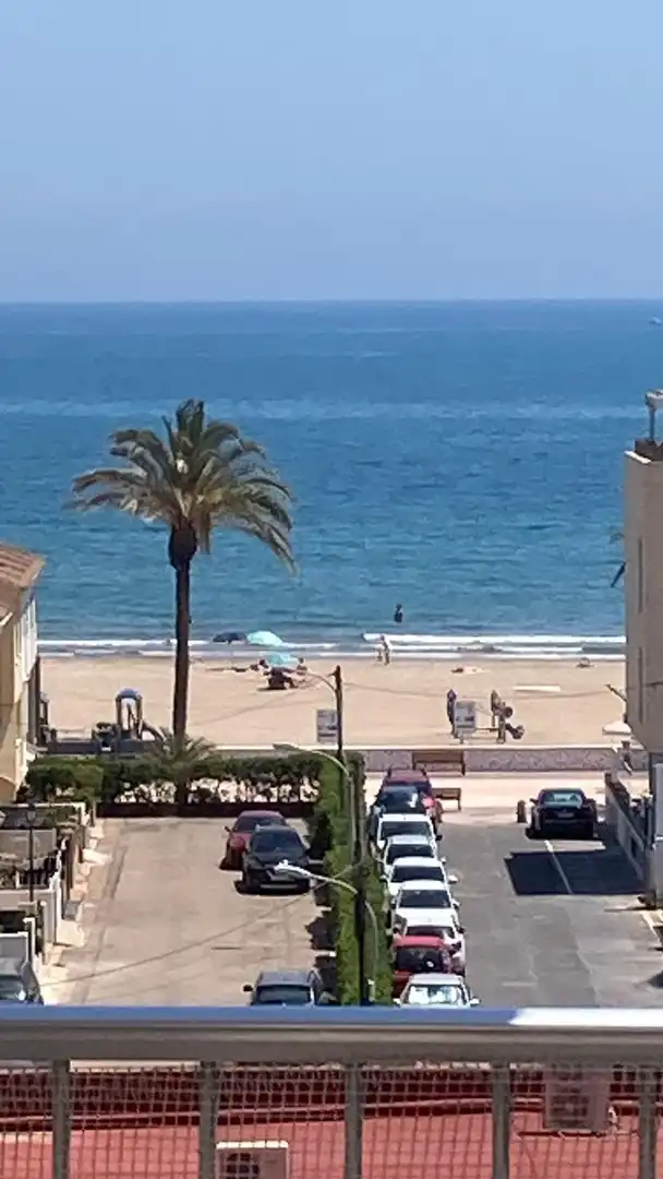 Exterior view of Flat for sale in La Pobla de Farnals  with Air Conditioner, Private garden and Furnished